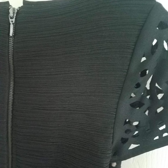 Maeve Black & Beige Pencil Dress - Picture 4 of 8